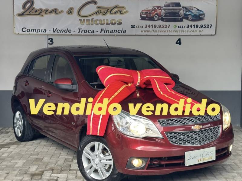 CHEVROLET - AGILE - 2011/2011 - Vermelha - Sob Consulta